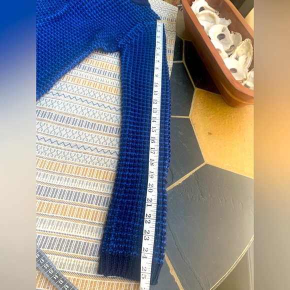 Blue & Midnight Knit Sweater Anthropologie Style Size Small - Picture 8 of 10